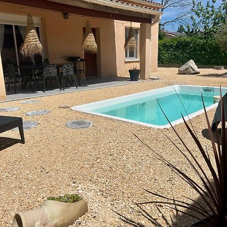 Maison Piscine & Spa Vallon Pont D'Arc Bagian luar foto